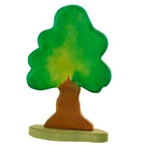 NWT Ostheimer Wooden Toys Large Oak Tree with Support Base